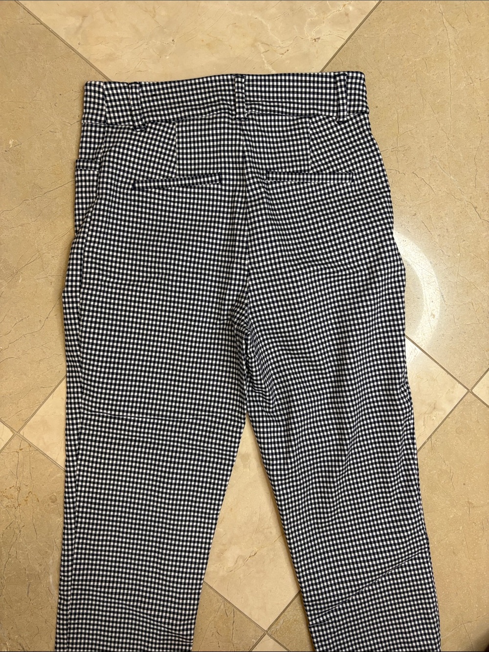 ⭐️ NWOT Reitmans The Iconic Black and White Gingham cropped Pants- size 6 - Picture 9 of 11